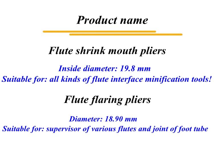 Инструмент для ремонта духовых инструментов, инструмент для флейты, плоскогубцы, плоскогубцы
