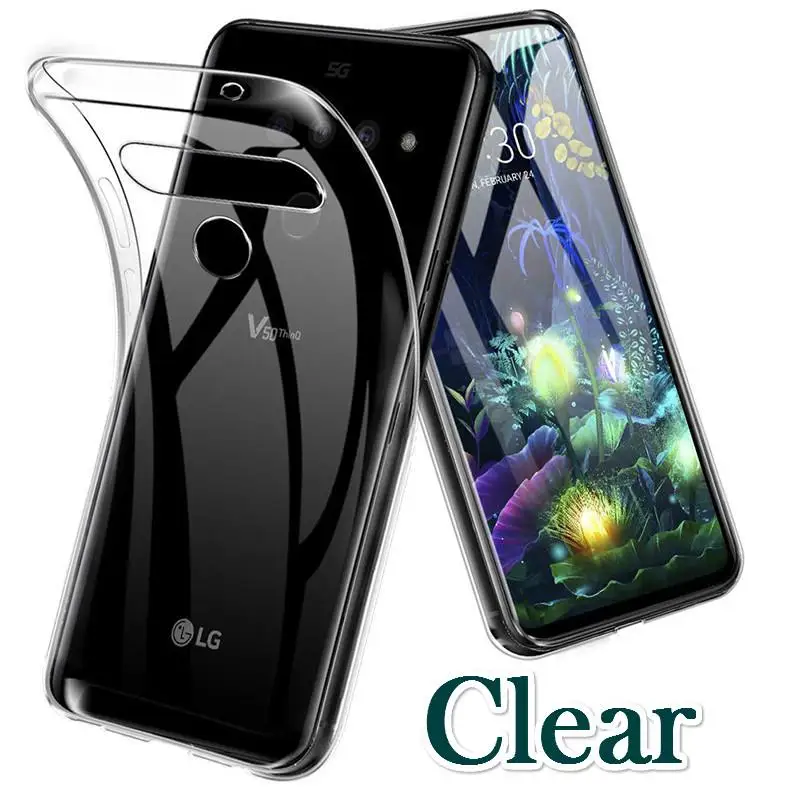 

Silicone Thin Case for LG G8S ThinQ X POWER3 V20 V30 V40 K40 G7 G6 Q8 Q7 Q6 K8 K10 Back Cover Transparent Case LGV30 LGV40 LGK40