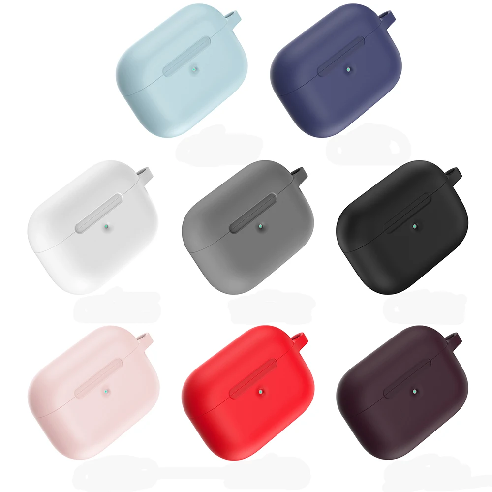 Силиконовый чехол для Apple AirPods Pro чехол TWS беспроводной Bluetooth чехол для наушников для Airpods 3 Air pods pro Чехол с брелоком