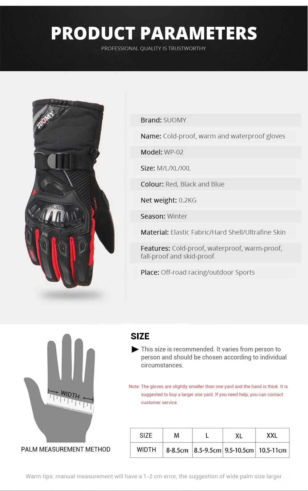 Winter warm Guantes Moto Luvas Touch Screen Motosiklet Protective13