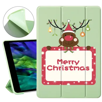 

Silicone Soft ipad Case For Ipad Pro 11 2020 Case Merry Christmas For ipad 7th 8th Generation Cases Mini 1 2 3 4 5 Air 4 Air 2