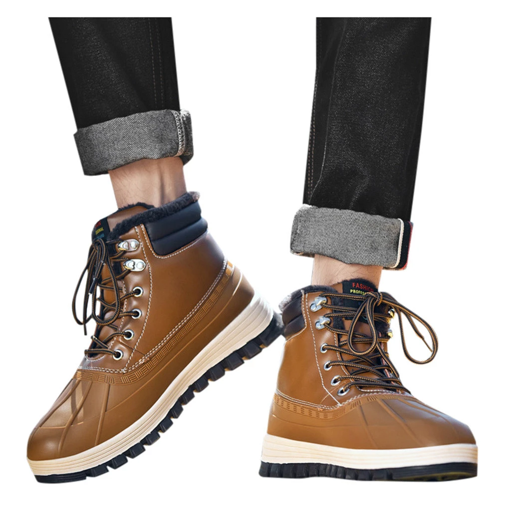 SAGACE/Зимние ботильоны; мужские ботинки Martens из натуральной кожи; теплые плюшевые зимние ботинки; безопасные рабочие ботинки для улицы; chaussure homme; размеры 39-48; 117
