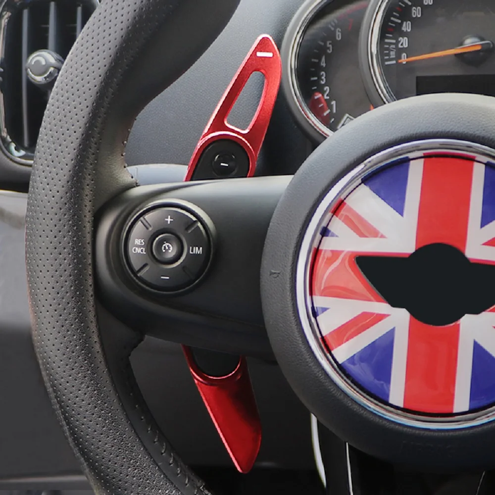 For MINI Cooper S JCW F54 F55 F56 F57 F60 Countryman Clubman Accessories Steering Wheel Shift Paddle Extension Cover Aluminum