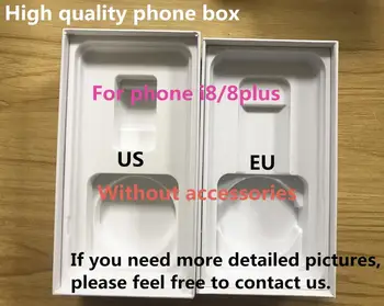 

20pcs High Quality US/EU Version Phone Packaging Packing Box Case For iPhone 8/8plus Without Accessories Empty Box
