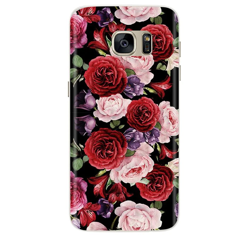 cell phone pouch with strap Silicone Case For Samsung Galaxy S7 Edge Case Cute Pattern Soft TPU Phone Case For Samsung Galaxy S7 S 7 Edge Back Cover Coque mobile phone pouch for ladies