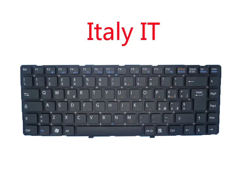 Ноутбук SW CA BE IT SD клавиатура для SONY для VAIO VPCEA VPC-EA серии швейцарская Канада Бельгия Италия Швеция 148792341 148792231 Новинка