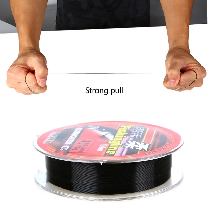 

200M Fishing Nylon Lines Super Strong Carbon Coated Monofilament Fishing Leader Line Wear-resistant Saltwater Carp Wire 0.4-8
