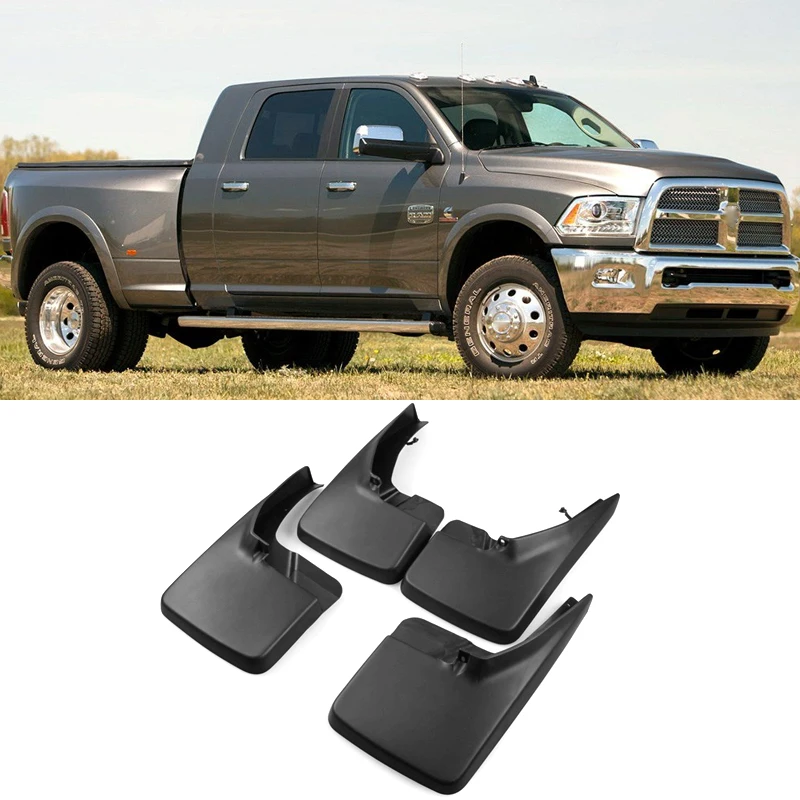 Для Dodge Ram 1500 2500 3500 2009- 4 шт абсолютно брызговик Guar Брызговики украшение крыла автомобиля авто аксессуары