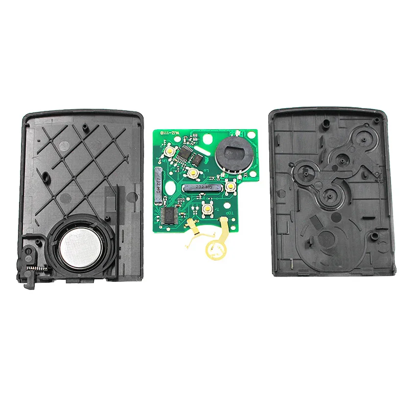 Дистанционный смарт ключ-брелок 4 кнопки 433 МГц PCF7941 чип для Renault Megane 2009