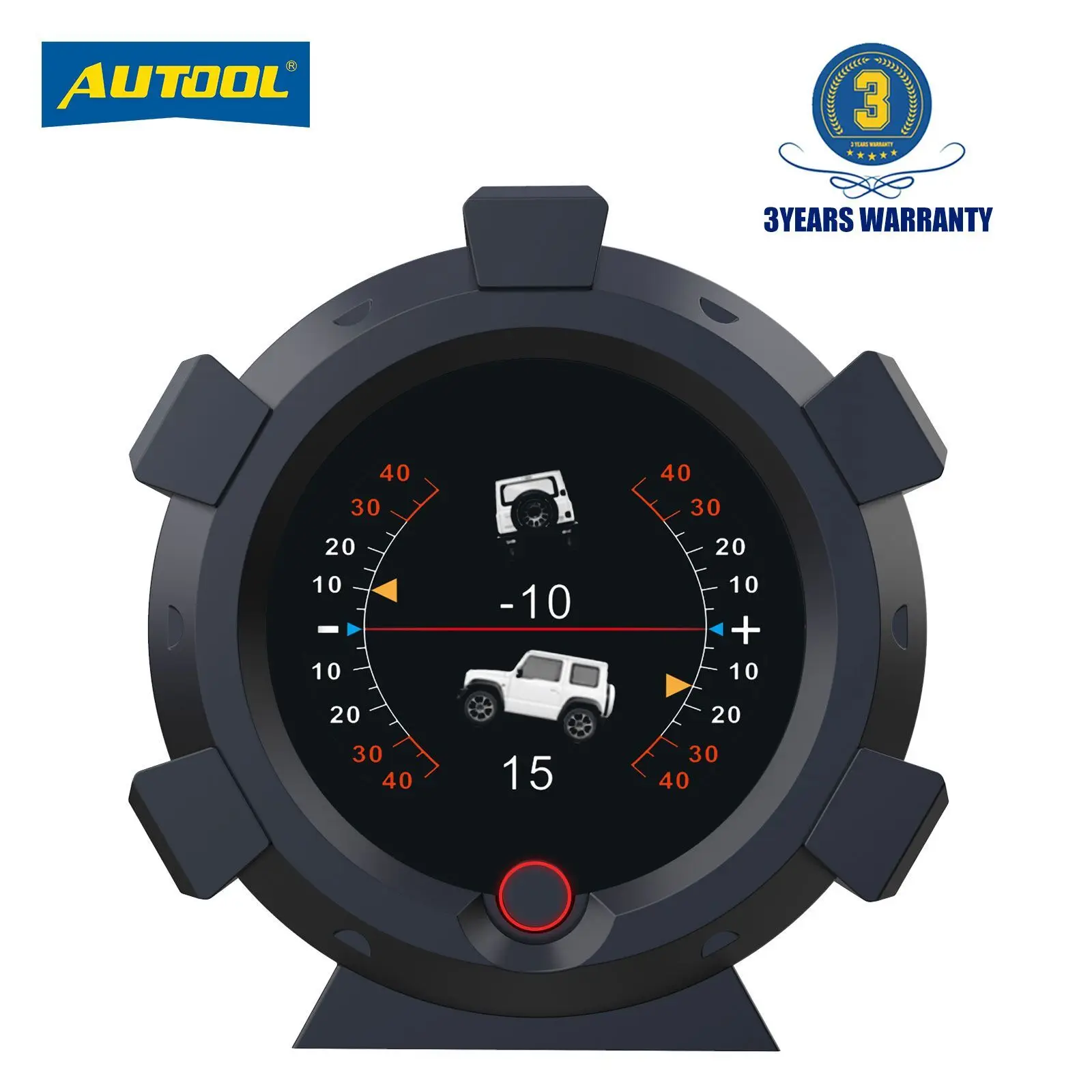 Автомобильный Инклинометр 4x4 AUTOOL X95 обеспечивает угол наклона скорость