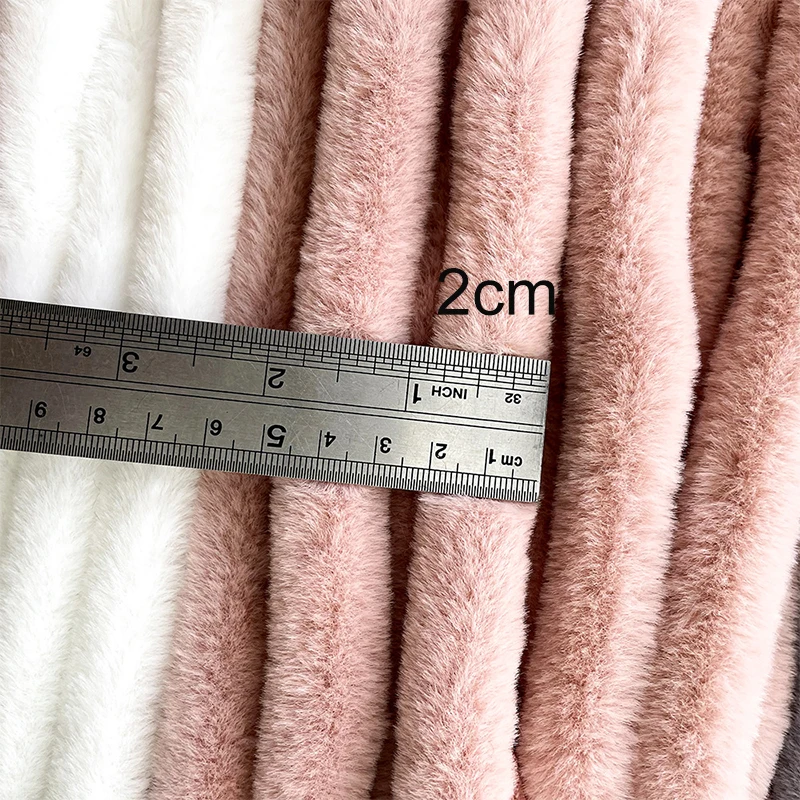 Faux Rabbit Fur Ribbon Tapes DIY Apparel Sewing Fluffy Trim Trimming Fabric Home Decoration Sewing Costume Plush Fur Stripe fur fabric