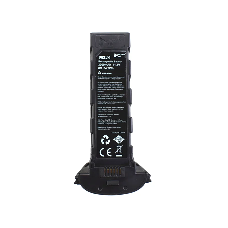 2 шт 11,4 V 3000mah литиевая батарея для Hubsan H117S Zino Pro бесщеточный четырехосевой летательный аппарат аксессуары аккумулятор для дрона