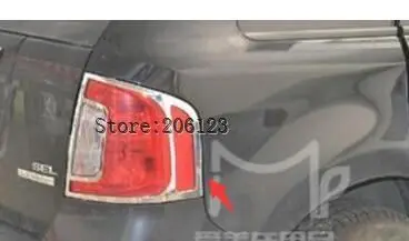 

for 2009-2014 for ford edge Chrome Rear Tail Light Lamp Cover Trims Rear Tail Light Eyebrow Eyelid