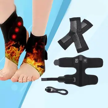 

Fast-heating Adjustable Ankle Brace Support Guard Self-heating Magnetic Therapy Ankle Brace For Pain Relief Foot Care Tool