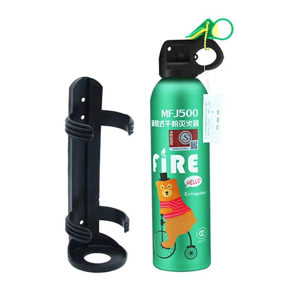 

Portable Car Fire Extinguisher With Hook Dry Chemical Fire Extinguisher Safety Flame Fighter Home Office Car