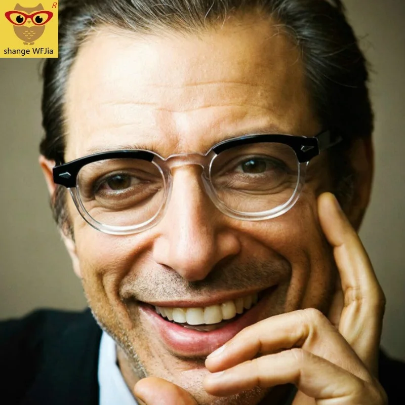 

2019 New Johnny Depp Style Glasses Men Retro Vintage Prescription Eyeglasses Women Optical Spectacle Frame Clear lens Black