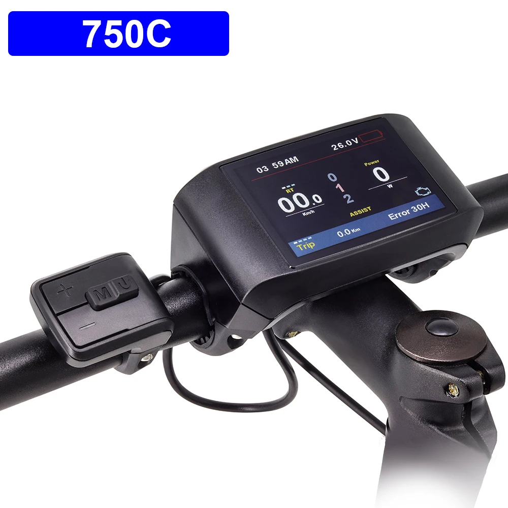 Дисплей для электровелосипеда Bafang BBS01B BBS02B BBSHD Mid Motor 850C 750C 500C ЖК дисплей и TFT