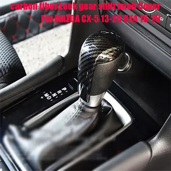 

For MAZDA CX-5 2013-2020 CX4 16-20 Carbon Fiber Look gear shift knob cover stick on trim