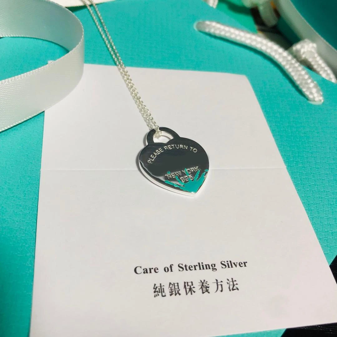 

CHAMSS 2019 Tiff Original Splash Shape Love Necklace 1:1 Original 100% 925 Sterling Silver Jewelry Fashion Classic Pop Gift