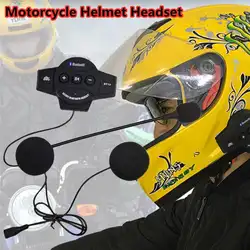 Мотоциклетный шлем наушники беспроводной bluetooth-наушник шлем гарнитура громкоговоритель домофона громкой связи вызов музыки MP3 MP4
