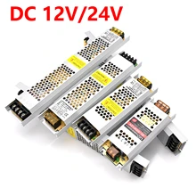 Ultra Thin LED Power Supply DC12V 24V Supply Lighting Transformer 60W 100W 150W 200W 300W 400W LED Driver Power Adapter