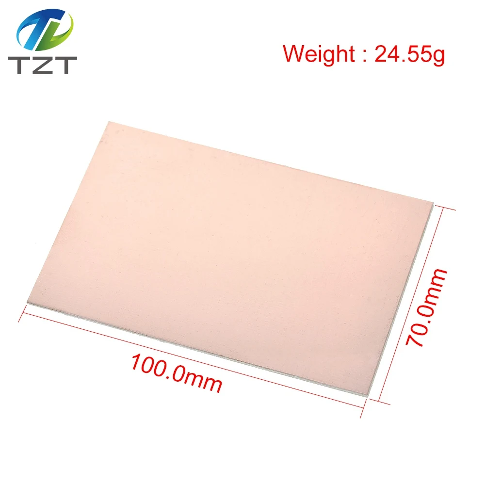 Fr4 Pcb 7x10cm Single Side Copper Clad Plate Diy Kit prototype pcb board