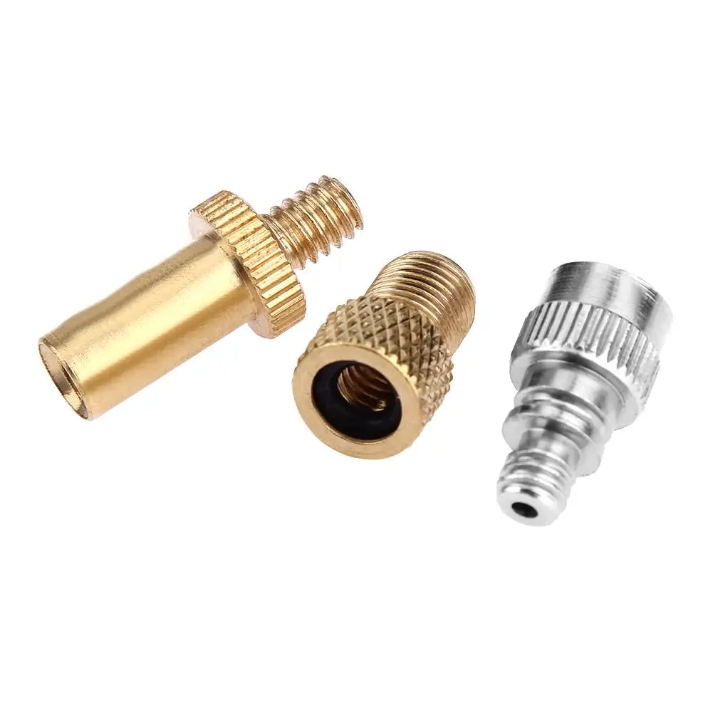 Bike Bicycle Presta to Schrader Valve Adapters+ Presta Valve Extension Pump Tools 3pcs For Mountain Road Bike Adaptor bicycle valve adapter bicycle valve extender bicycle valve tool