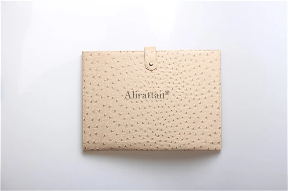 Alirattan папки для файлов Лидер продаж модная деловая сумка Высокое качество страуса питона шаблон портфель чехол для книги складная сумка