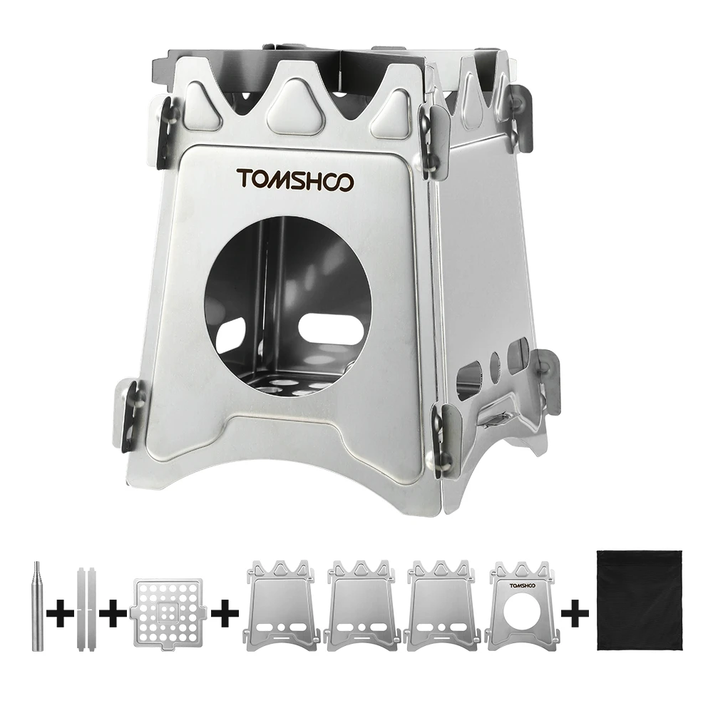 tomshoo camping wood stove