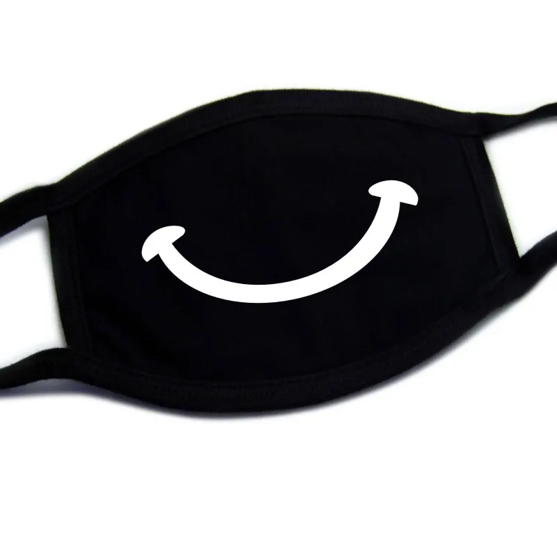 Маска для лица аниме мультфильм рот Муфельная маска для лица покрытие для велоспорта против пыли хлопок лицевая Защитная крышка маски