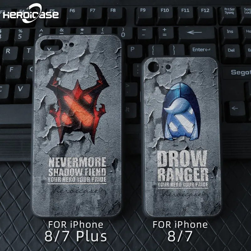 

For iPhone Xs Max case dota 2 JUGG Shadow Fiend Games Tempered Glass Hard Patterned Cover Black tpu For Apple XR 8 6s Plus shell