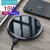 KUULAA Chargeur Sans Fil 15W Qi chargeur à induction Pour Xiaomi Mi 9 Pro Chargeur Sans Fil Pour iPhone 11 X XS Max XR 8 Plus ► Photo 1/6