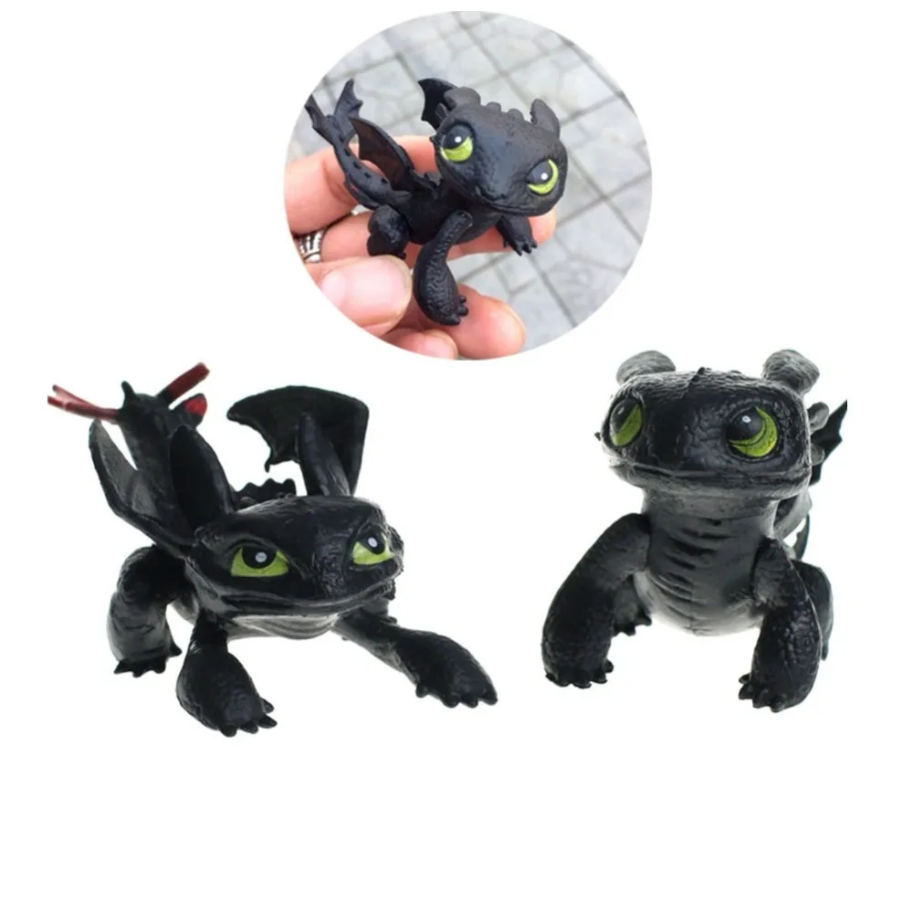 Как приручить дракона 3: Беззубик из ПВХ со скрытым миром модель куклы вечерние