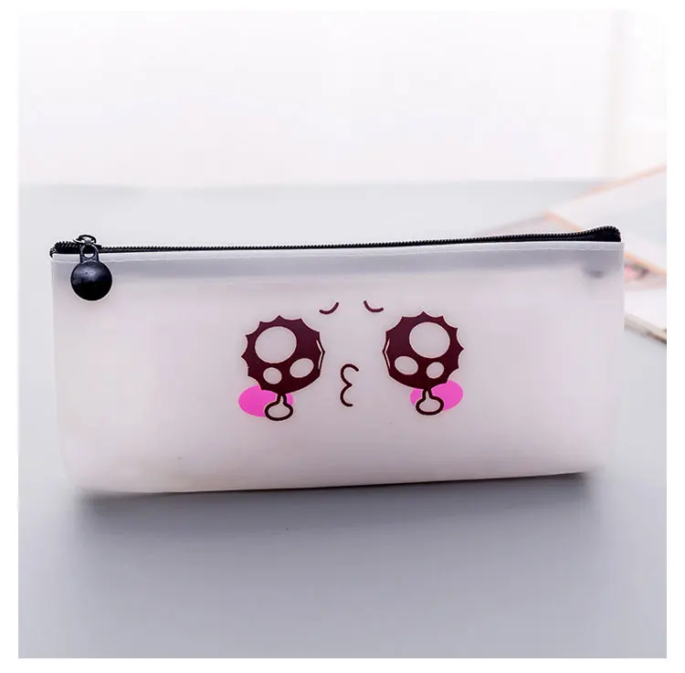 kpop cute kawaii cartoon Funny expression pencil case pencil box school student office stationery storage pencil bag kids gift