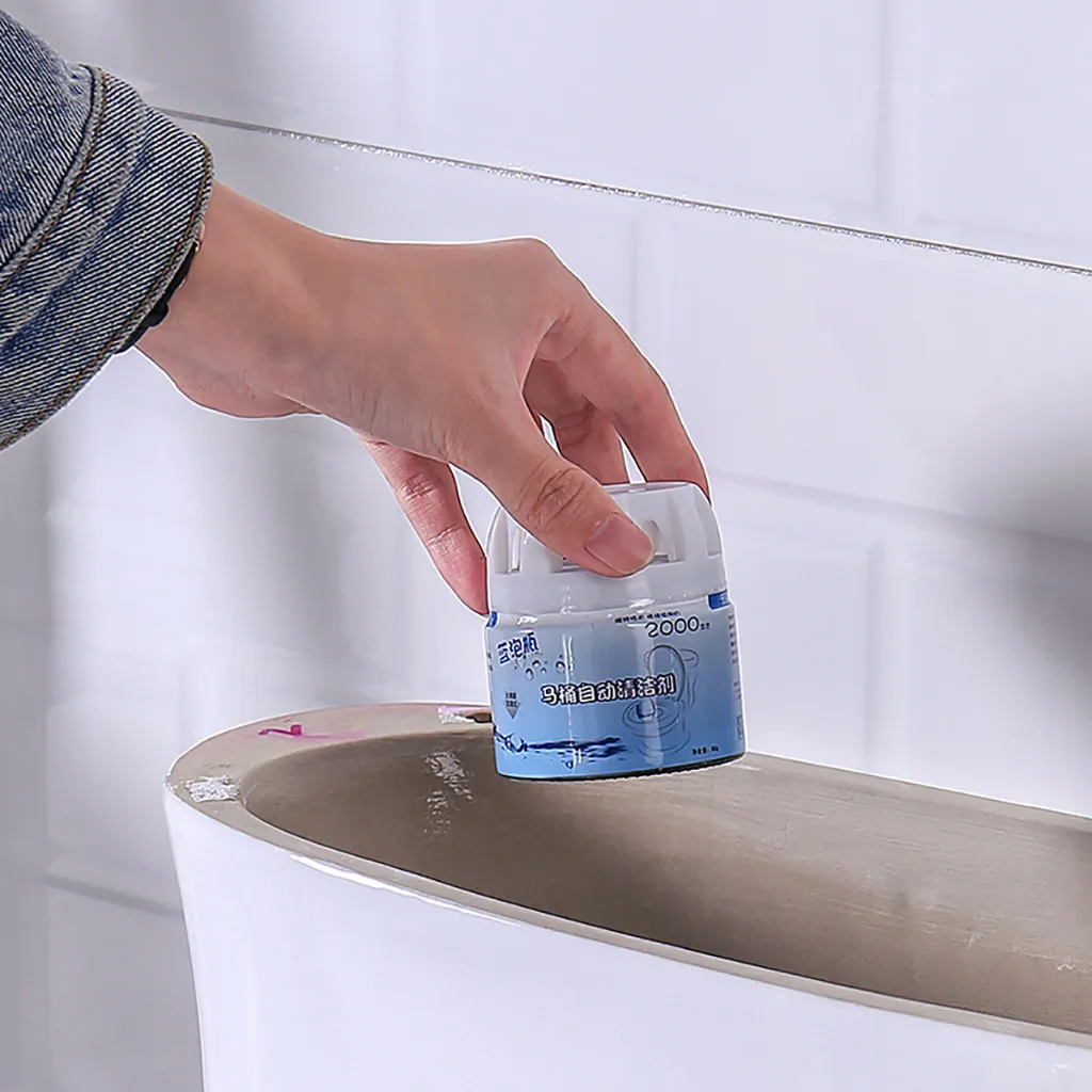 Пеноочиститель автоматический очиститель туалета волшебный смывной бутилированный помощник синий пузырь удивительный очиститель года