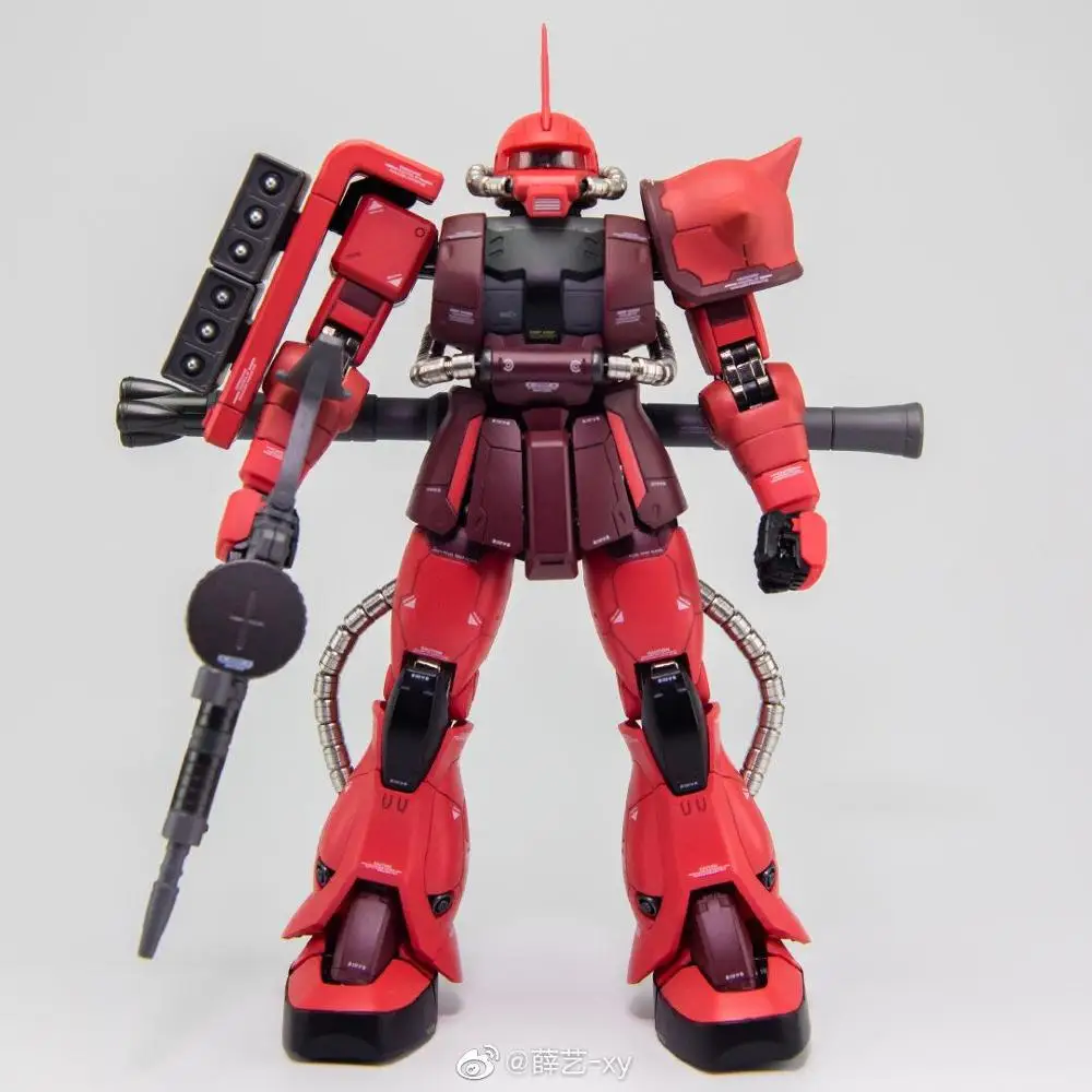 GUNDAM METAL SOILDER MS01 mb Zaku фигурка модель 1/100 масштаб красный костюм Ver