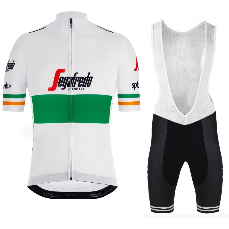 

CyclingEasy 41359 2019 IRISH CHAMPION Cycling Jersey Maillot Ciclismo Short Sleeve and Cycling bib Shorts Cycling Kits