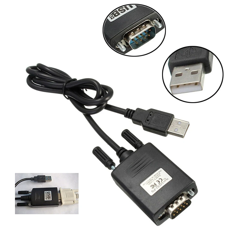 

USB 2.0 To RS232 RS-232 PL2303 Serial Cable Adapter Converter For Win 78 Mac Over 1 Mbps Data Transfer Rate Connector