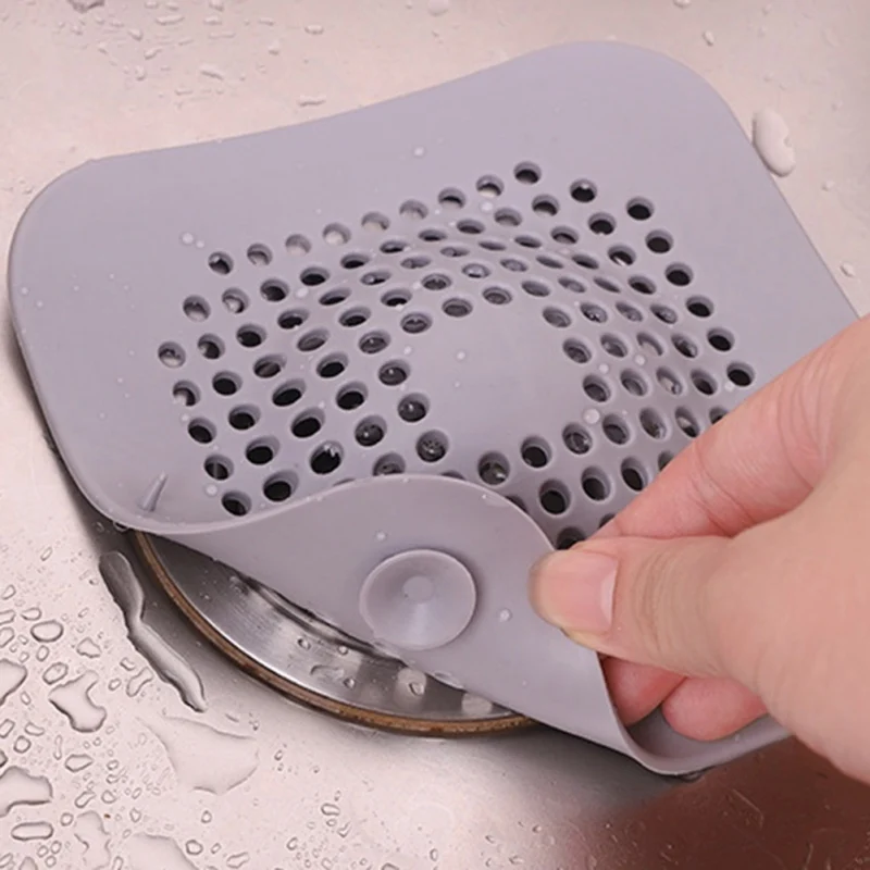 Square Drain Cover Kitchen Sink Anti Clogging Floor Drain Bathroom
