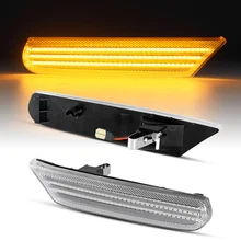 2 sztuk dynamiczny bursztynowy LED samochodów Side Marker Turn Signal sekwencyjne migacz światła dla Porsche 911 Boxster Typ 996 1996-2004