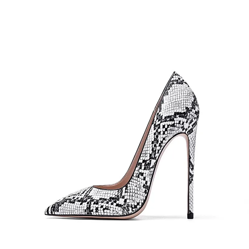 MORAZORA/ г. Большие размеры 33-45, новые женские туфли-лодочки пикантная обувь на Ультра высоком каблуке с острым носком и змеиным принтом женская танцевальная обувь для клубного выпускного