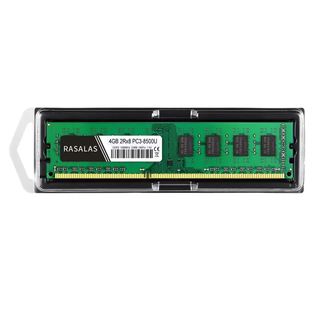 Rasalas 8 ГБ 4 ГБ DDR3 1600 МГц 1333 МГц PC3-10600U 1,5 В 1,35 в DIMM Настольный ПК ram 240Pin память