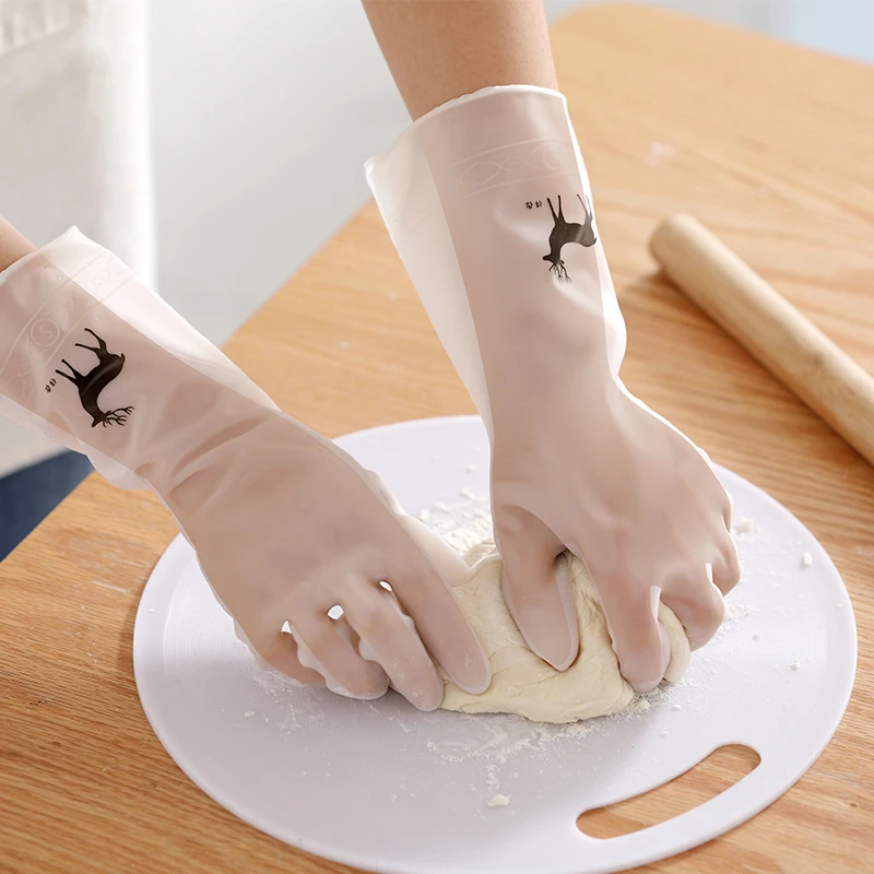 PVC Gloves Latex Cleaning Food Gloves Universal Household Garden Cleaning Gloves Home Cleaning Rubber S/M/L PVC Gloves Latex Cleaning Food Gloves Universal Household Garden Cleaning Gloves Home Cleaning Rubber S/M/L