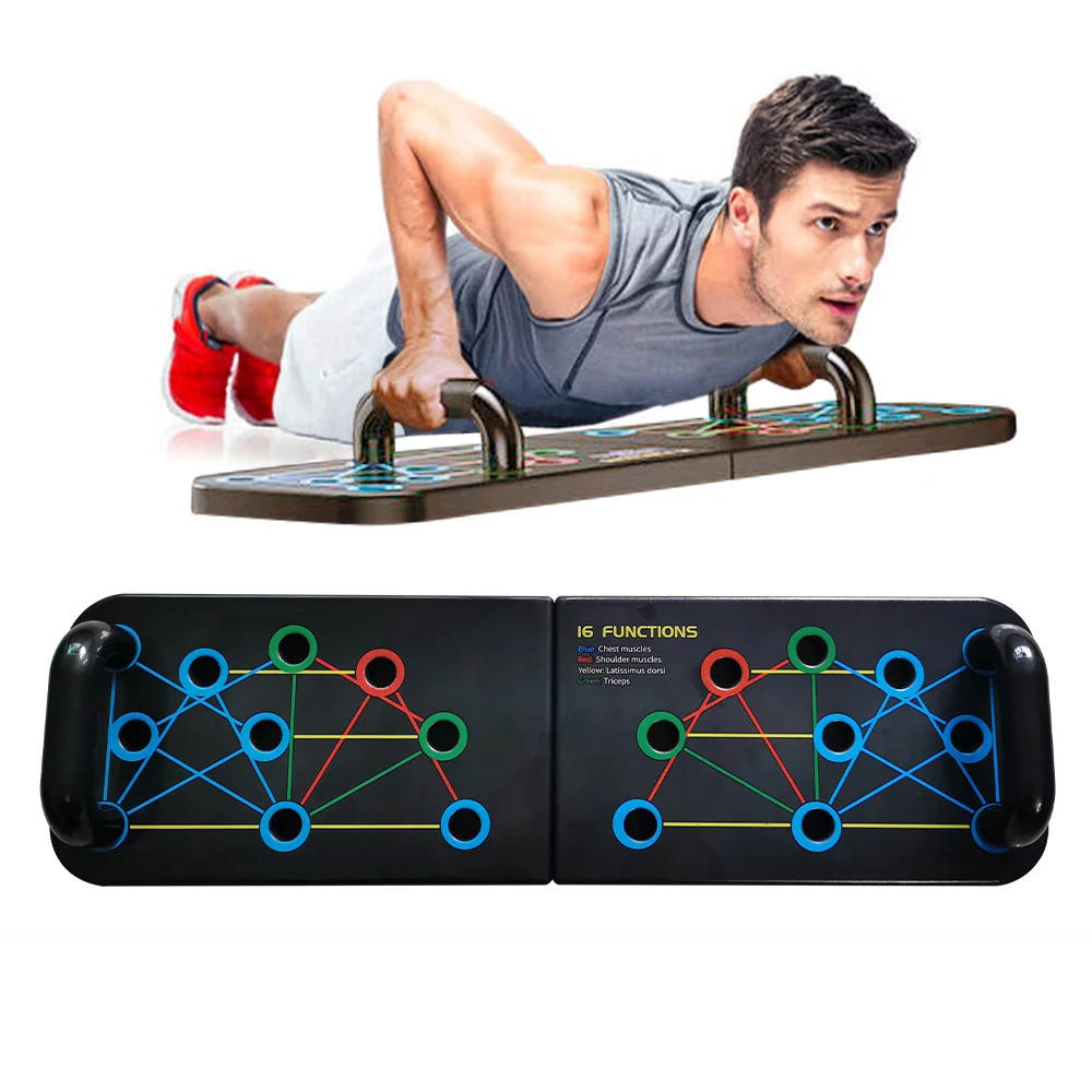 Push Up Board Rack Faltbare für Home Fitness Workout Training Gym Übungsständer