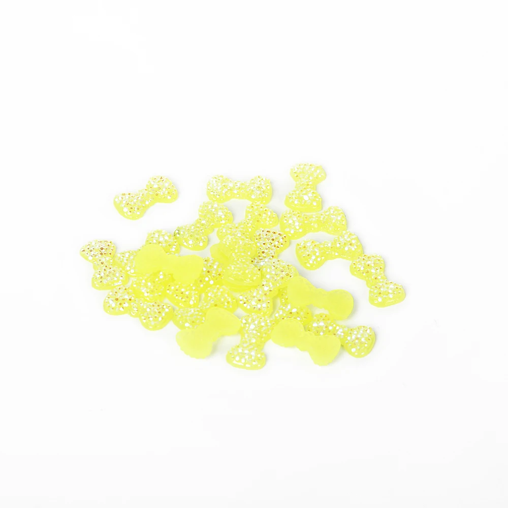 David Accessories бантом 3d резиновые, акриловые бант для волос Сделай Сам аксессуары для волос 100 шт., DIY для отдыха и отделочные материалы, 100Yc2579 - Цвет: 1015156003
