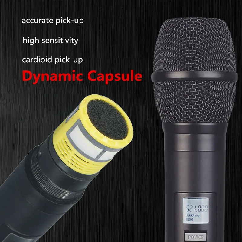 Finlemho караоке микрофон динамический UHF Беспроводной GLXD4 профессиональный вокальный для домашней студии запись компьютерная конференц-связь