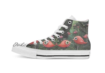 

Ripe for the Picking Custom Casual High Top lace-up Canvas shoes sneakers Drop shipping