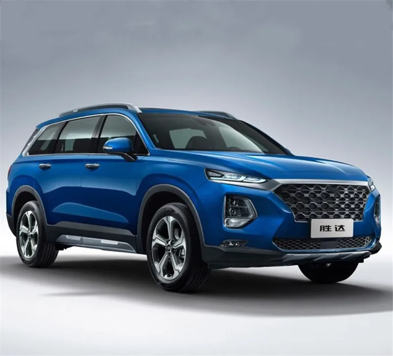 Для Hyundai SantaFe 2019 2020 пороговый стержень из нержавеющей стали защита багажника от