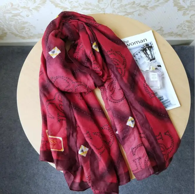 Немецкий модный бренд осенне-зимний женский шарф и шейный платок высокого качества шарфы - Цвет: 110