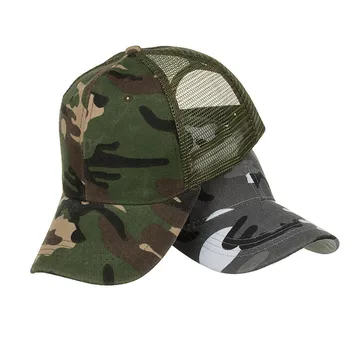 

Camouflage Summer Cap Mesh Hats For Men Women Casual Hats Hip Hop Baseball Caps #YL5